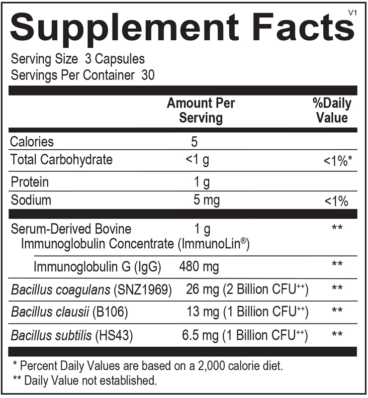 Ortho Spore IG 90ct - Spore based probiotic