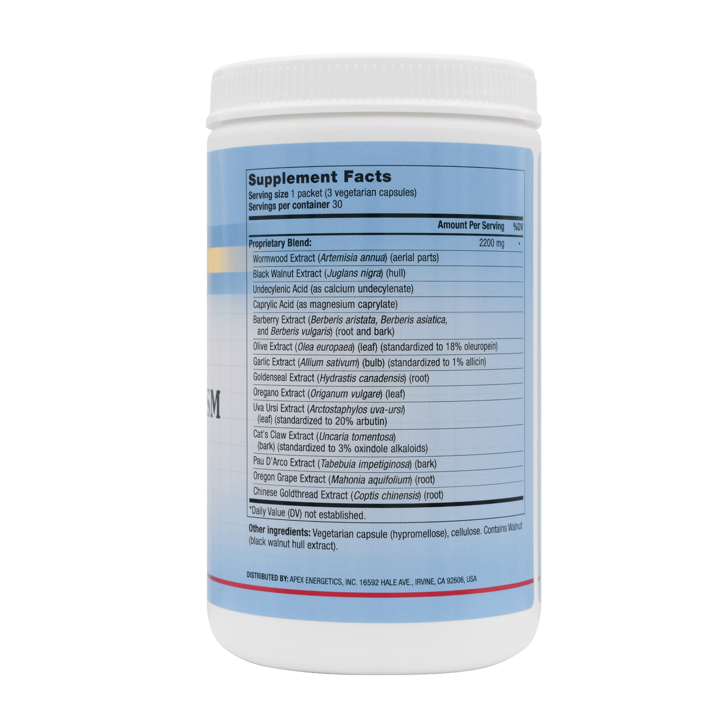 GI Synergy-SM (anti-microbial, anti-fungal, and anti-parasitic formula)