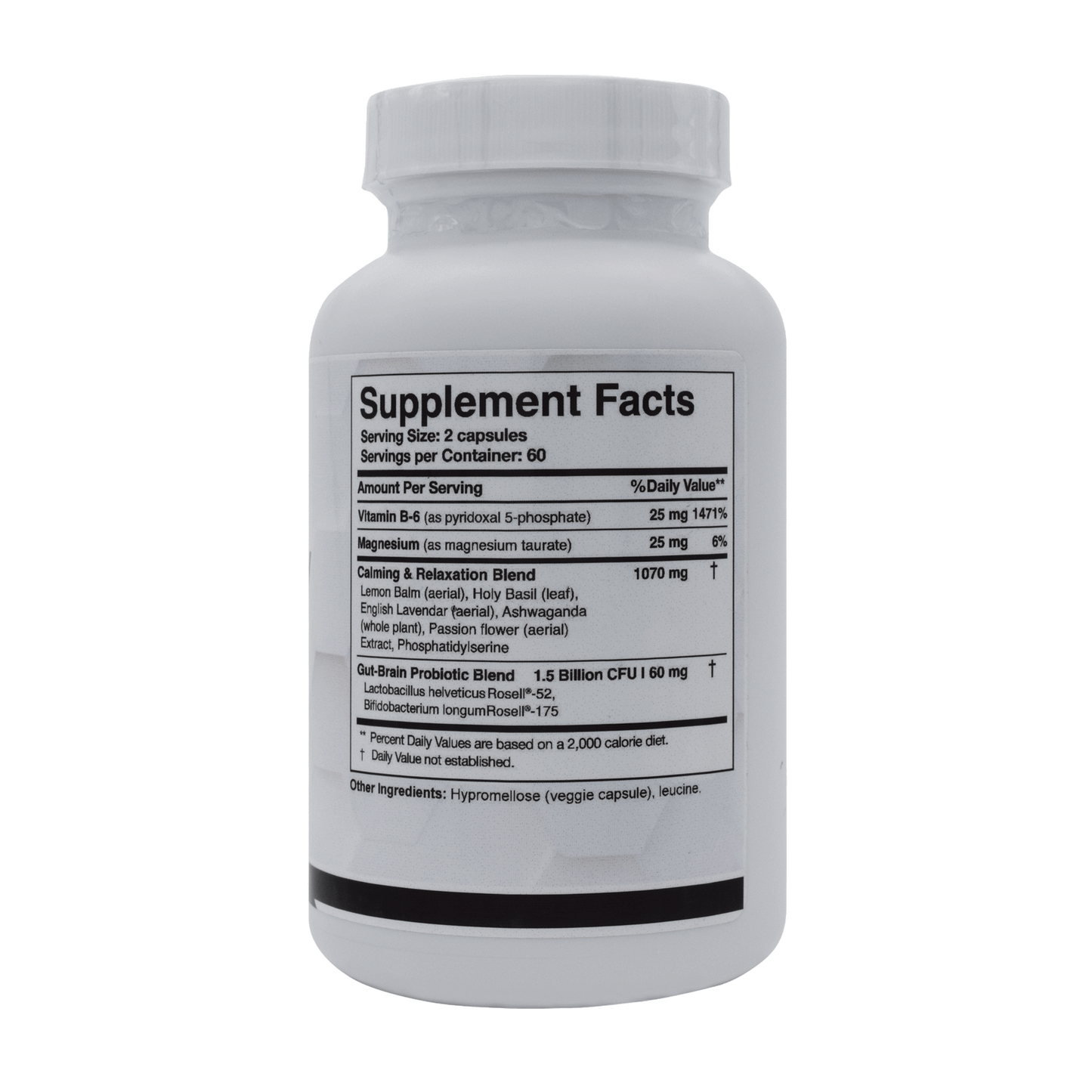 Happy Day Formula (New Formulation 120ct) A modern day chill-pill for worry and anxiety