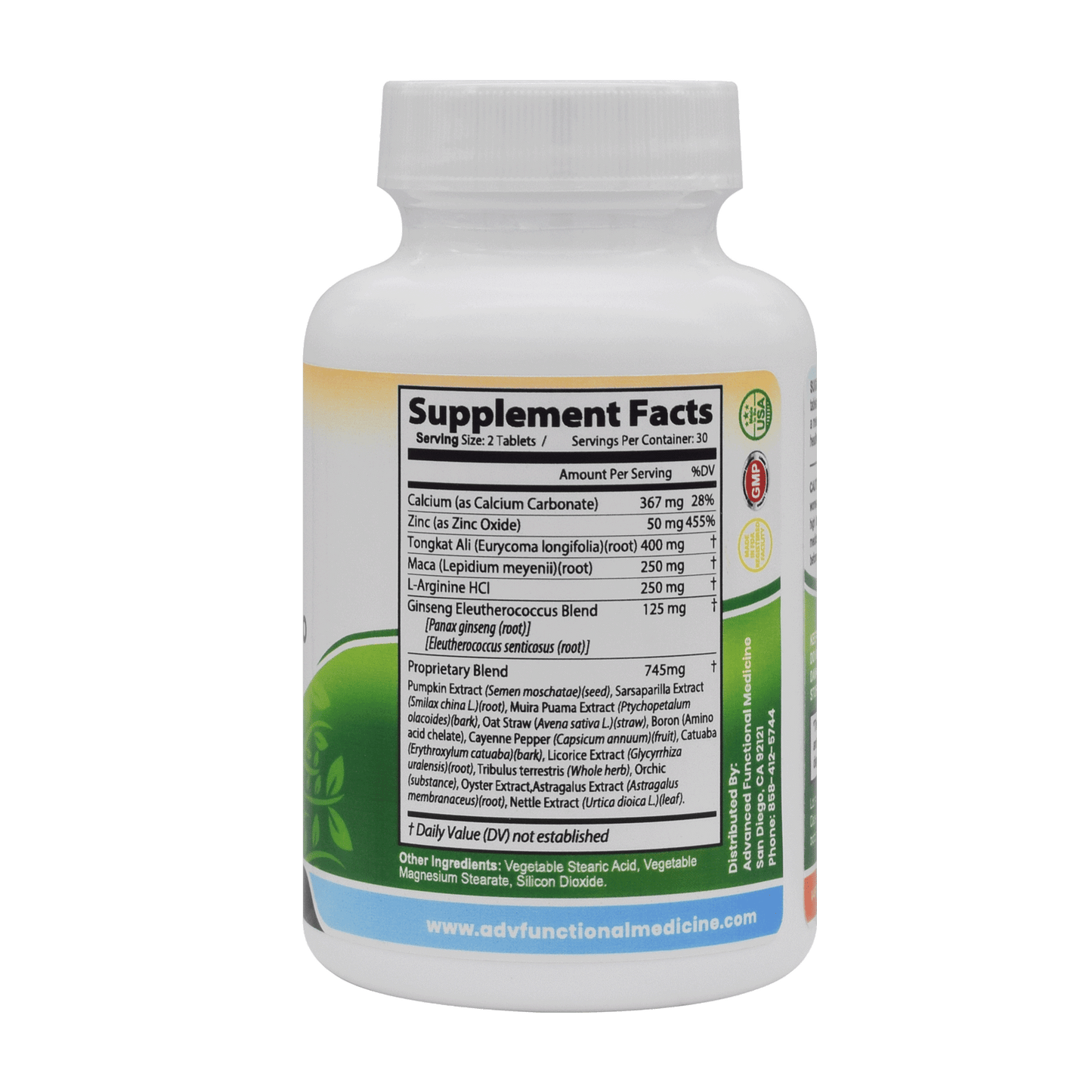 Male Vitality Support Package (Ultimate E.D. and testosterone support for men)