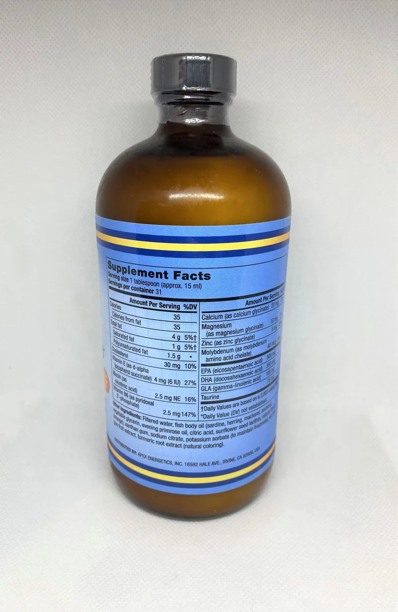 Omega Co3 liquid (lemon custard flavor)