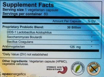 Strengtia (probiotic with added Saccharomyces boulardii)