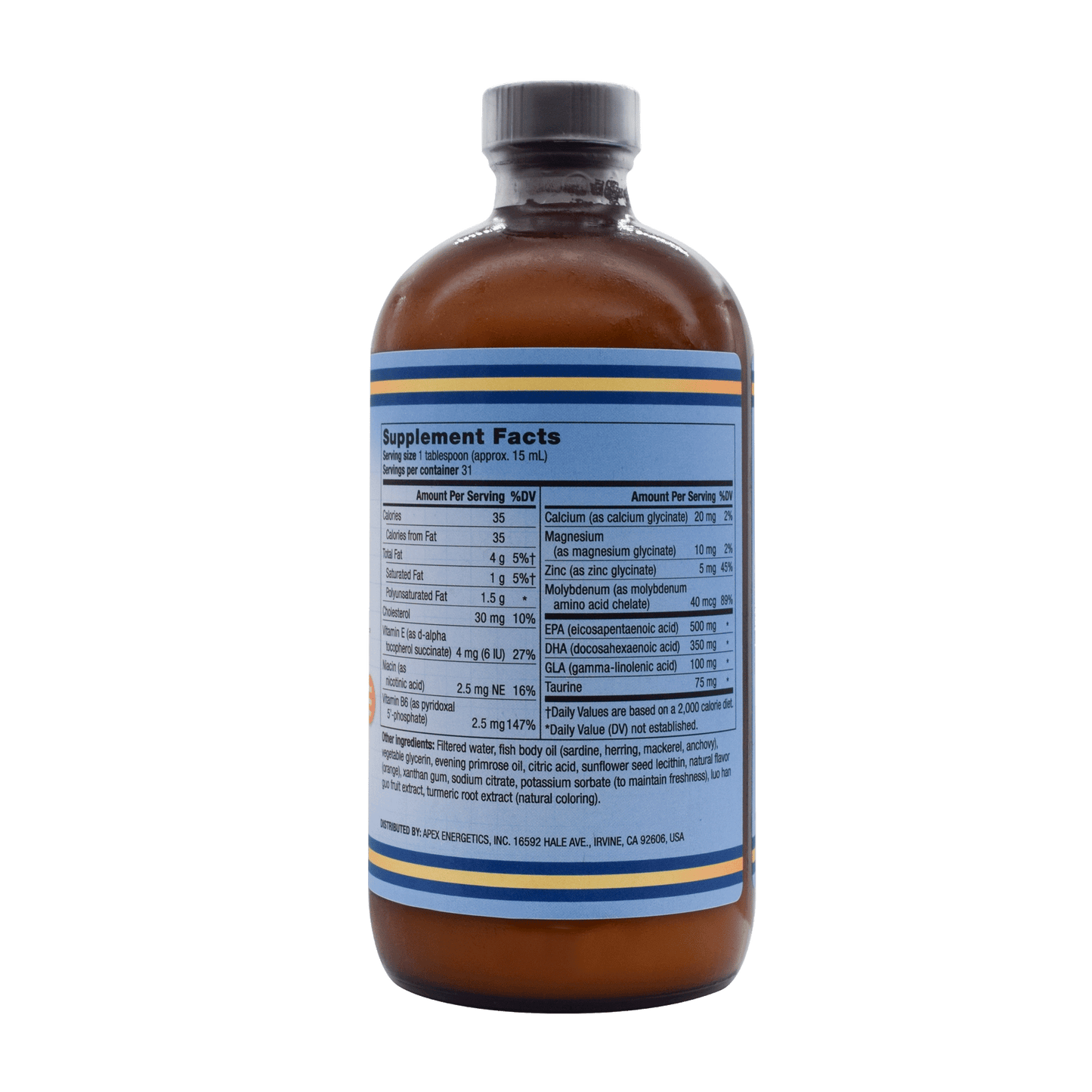 Omega Co3 liquid (lemon custard flavor)