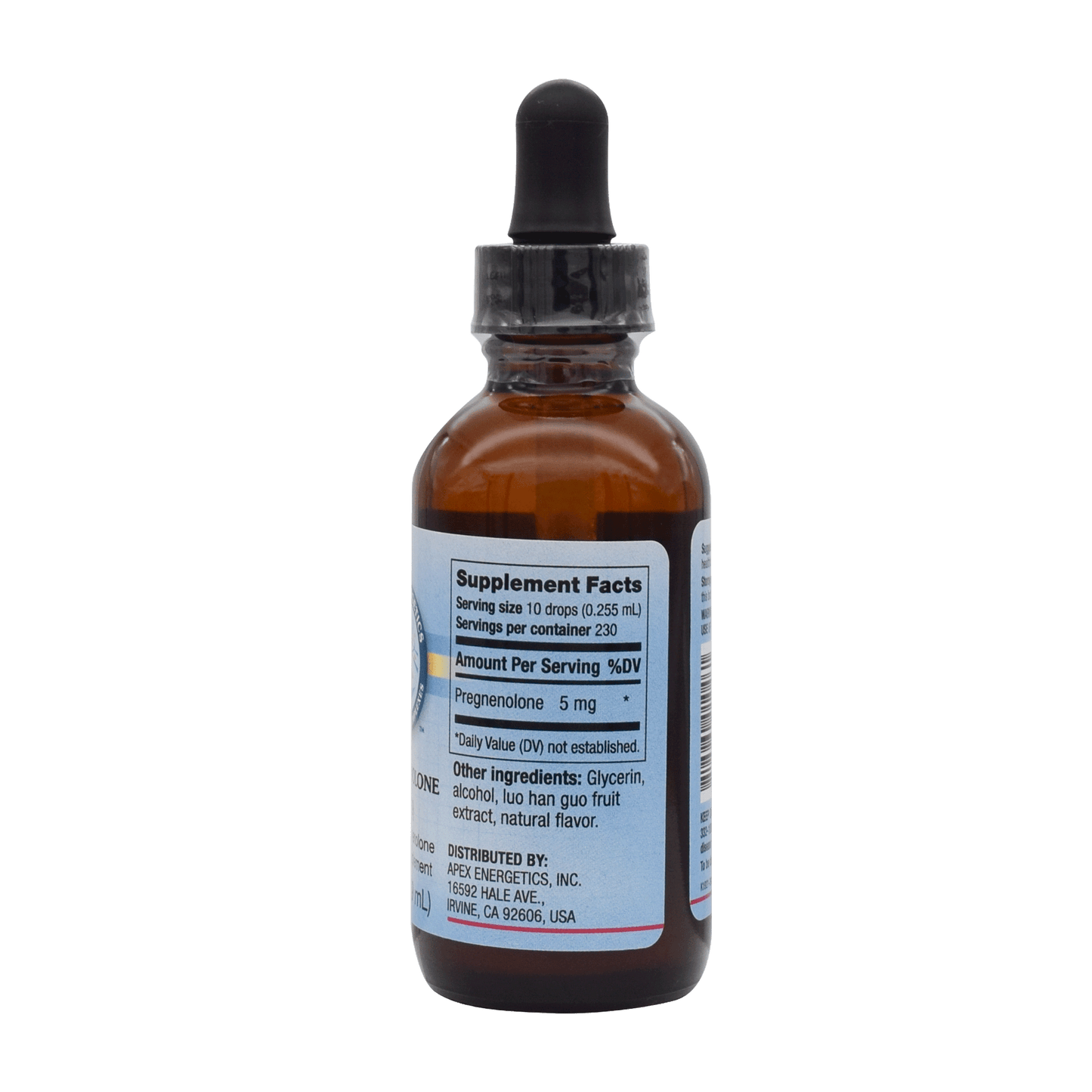 Pregnenolone (hormone, energy, adrenal support)