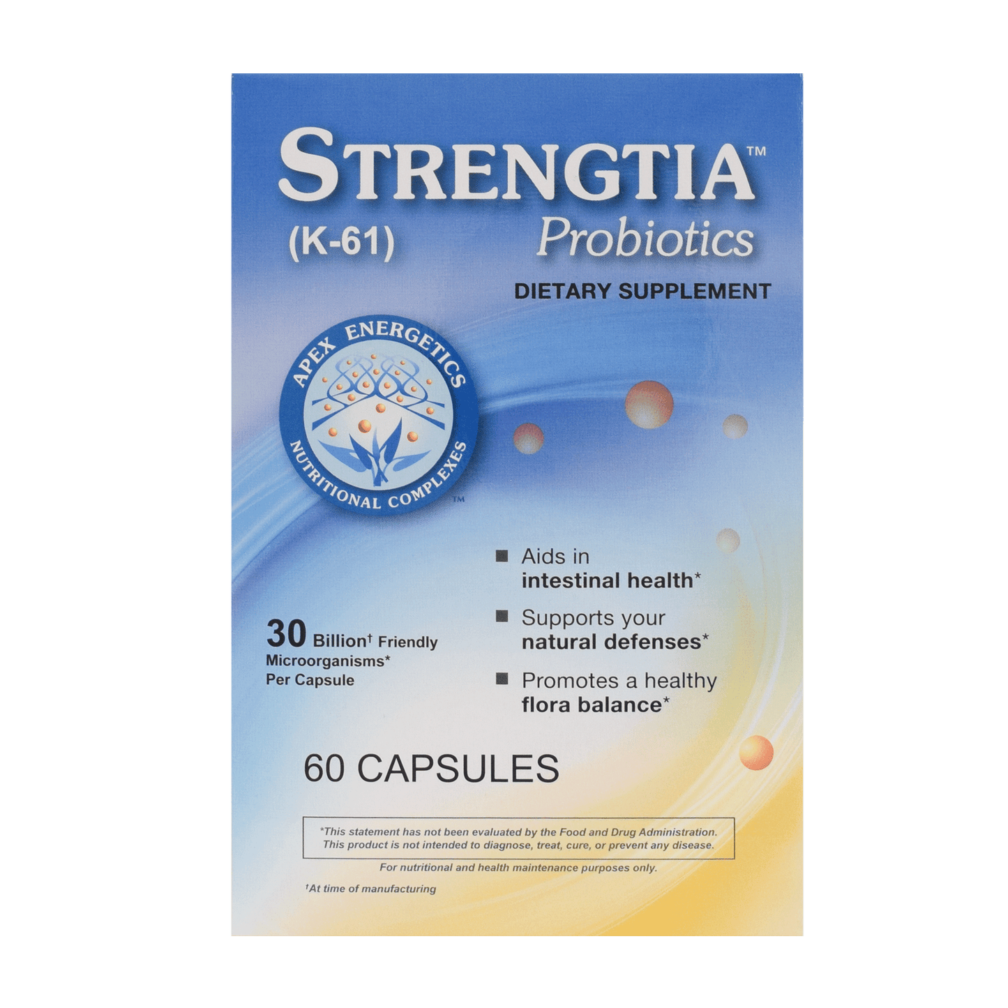 Strengtia (probiotic with added Saccharomyces boulardii)