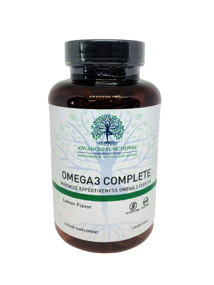 Omega 3 Complete (120 ct) (Highest potency, FDA/USA made fish oil)
