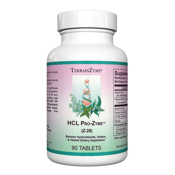 HCL Pro-Zyme (betaine HCl - best supplement for reflux!)