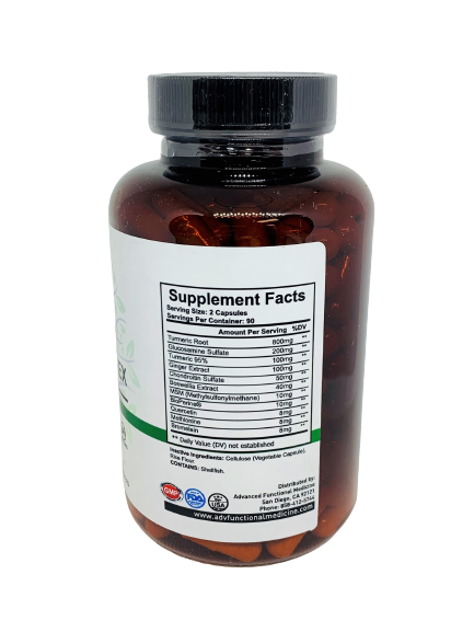 Turmeric Complex (may support inflammation and autoimmunity) 180 ct